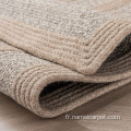 maison de salon à domicile tapis en laine Wollen tressée